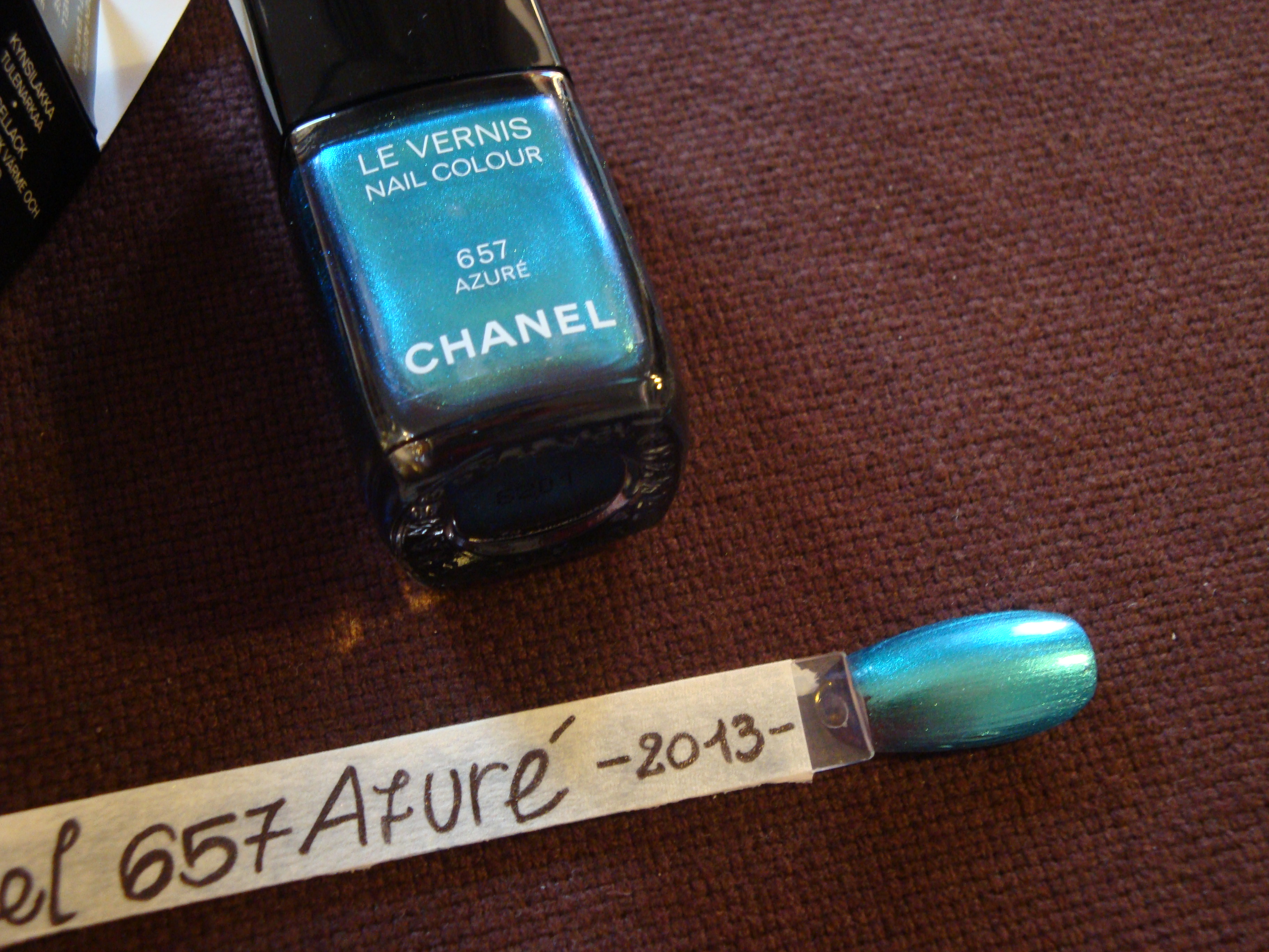 Chanel le vernis n. 657 Azuré summer 2013